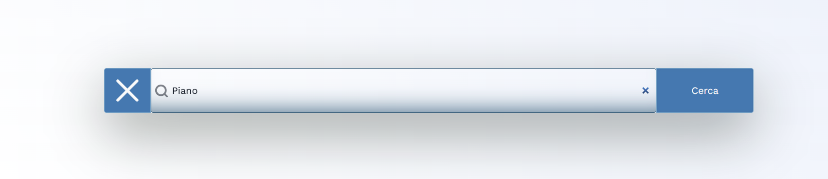 casella ricerca superiore